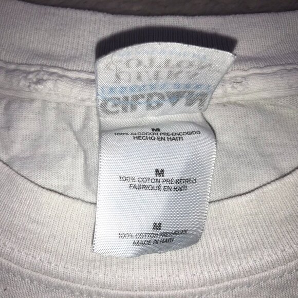 Gildan Men's T-Shirt Medium Friends of The Dragon Art Fair Graphic Tee White - Picture 8 of 11